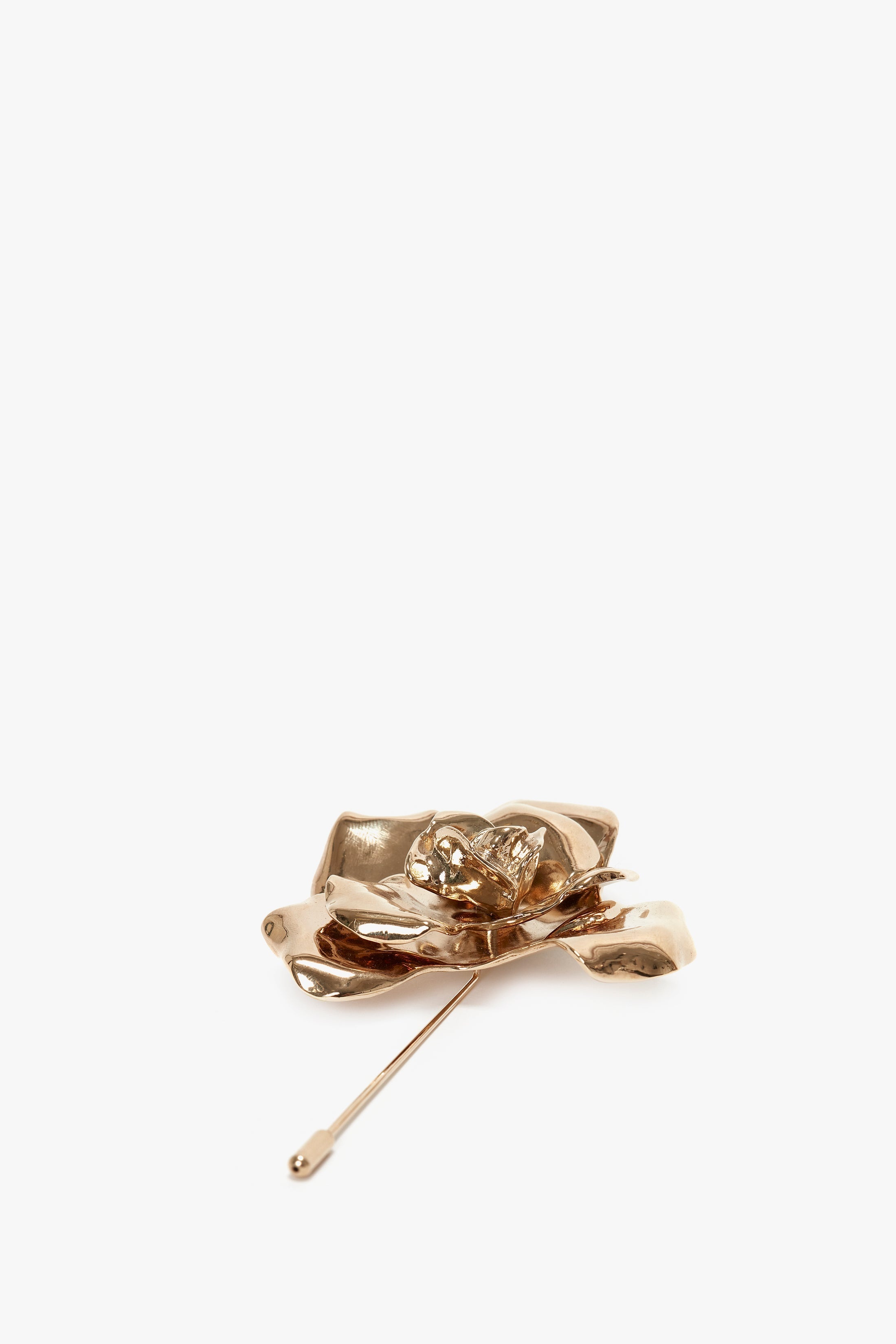 Exclusive Flower Brooch In Gold - 2