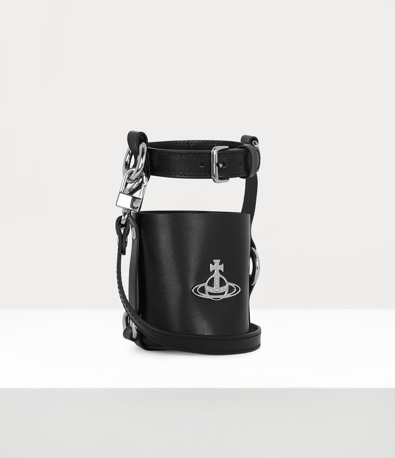 Vivienne Westwood STUDS OPEN WATER BOTTLE HOLDER | REVERSIBLE