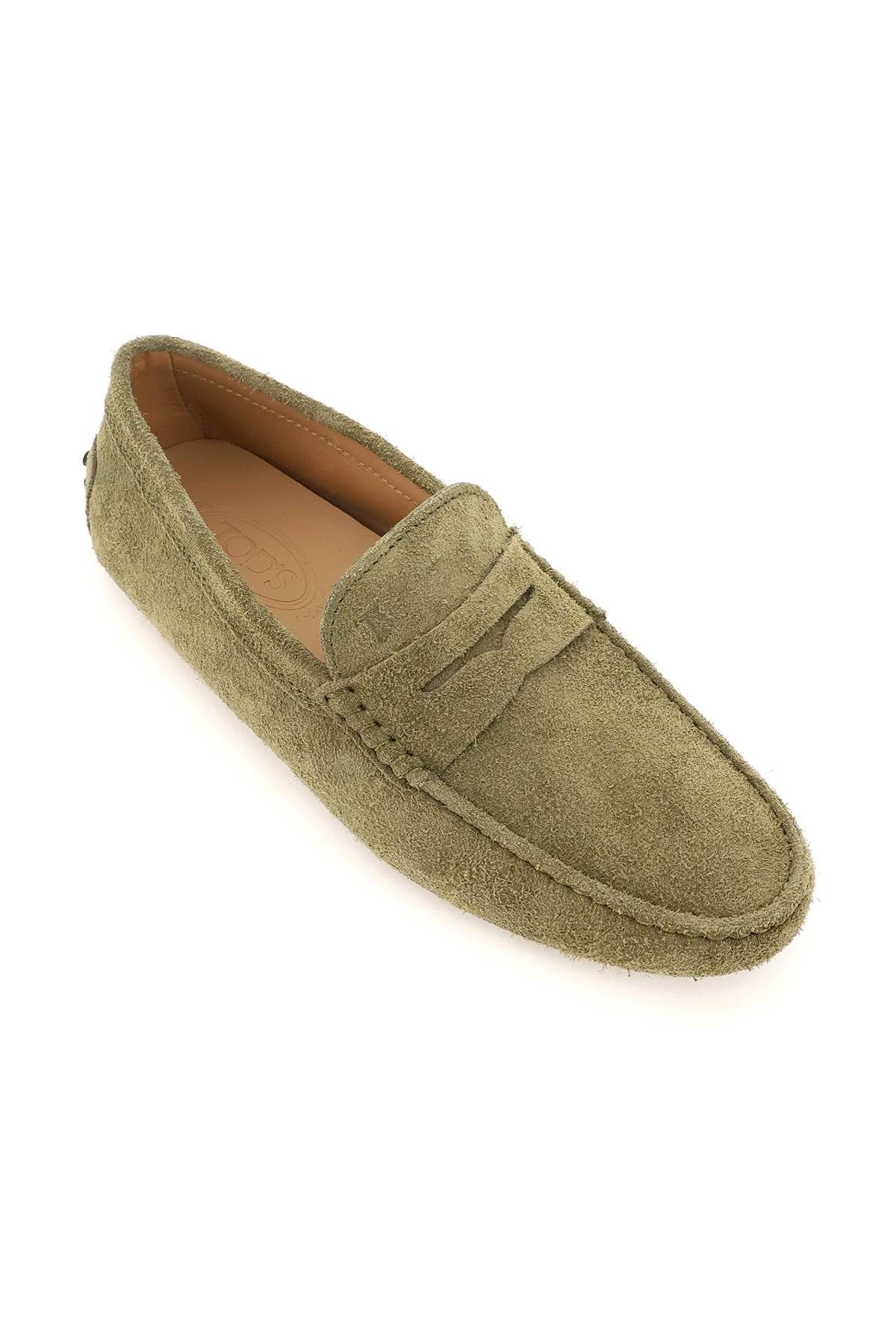 SUEDE LEATHER GOMMINO DRIVER LOAFERS - 4