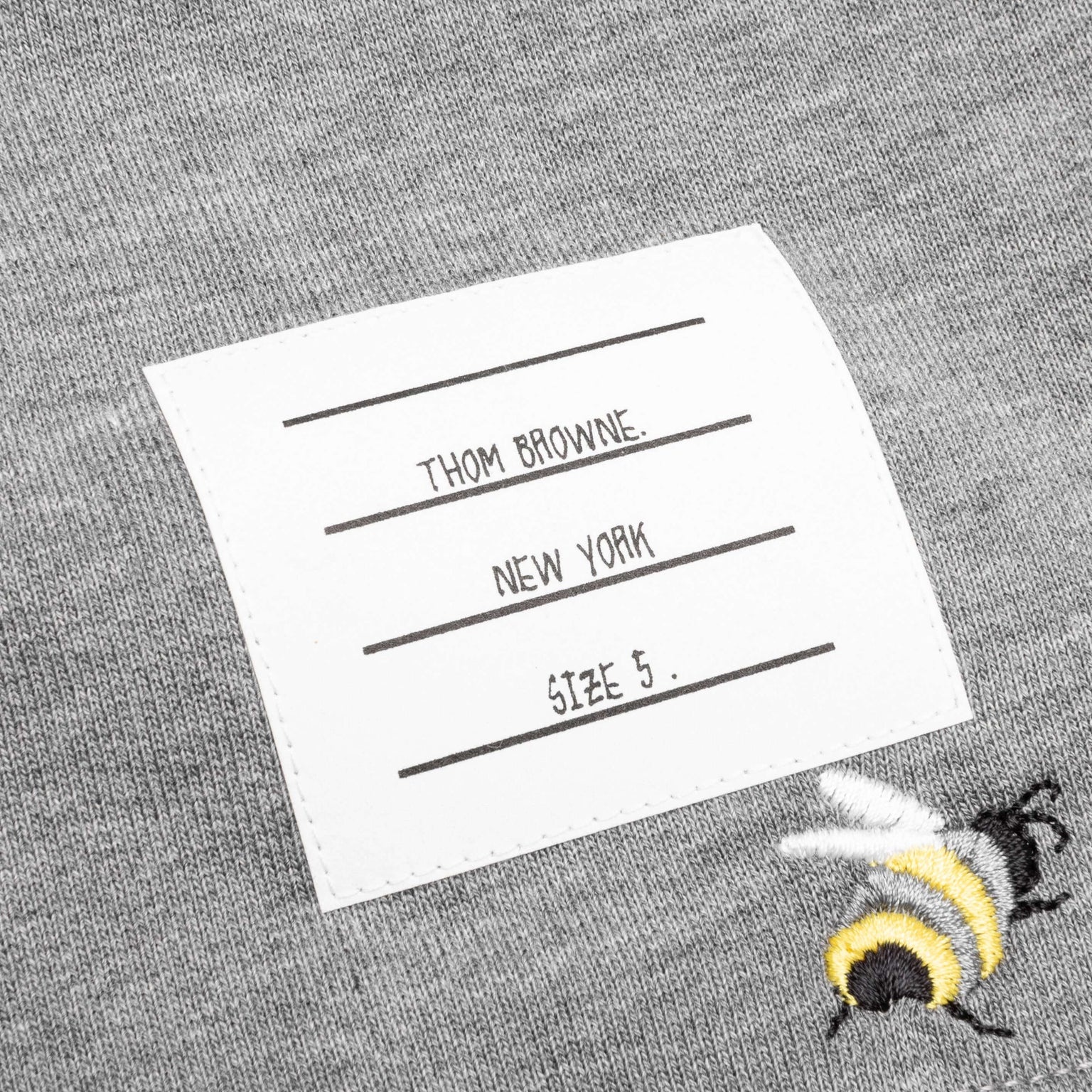 SWEAT SHORTS W/ EMB BIRDS - MEDIUM GREY - 5
