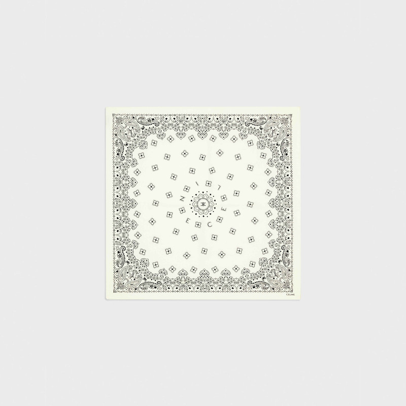bandana in silk twill - 1