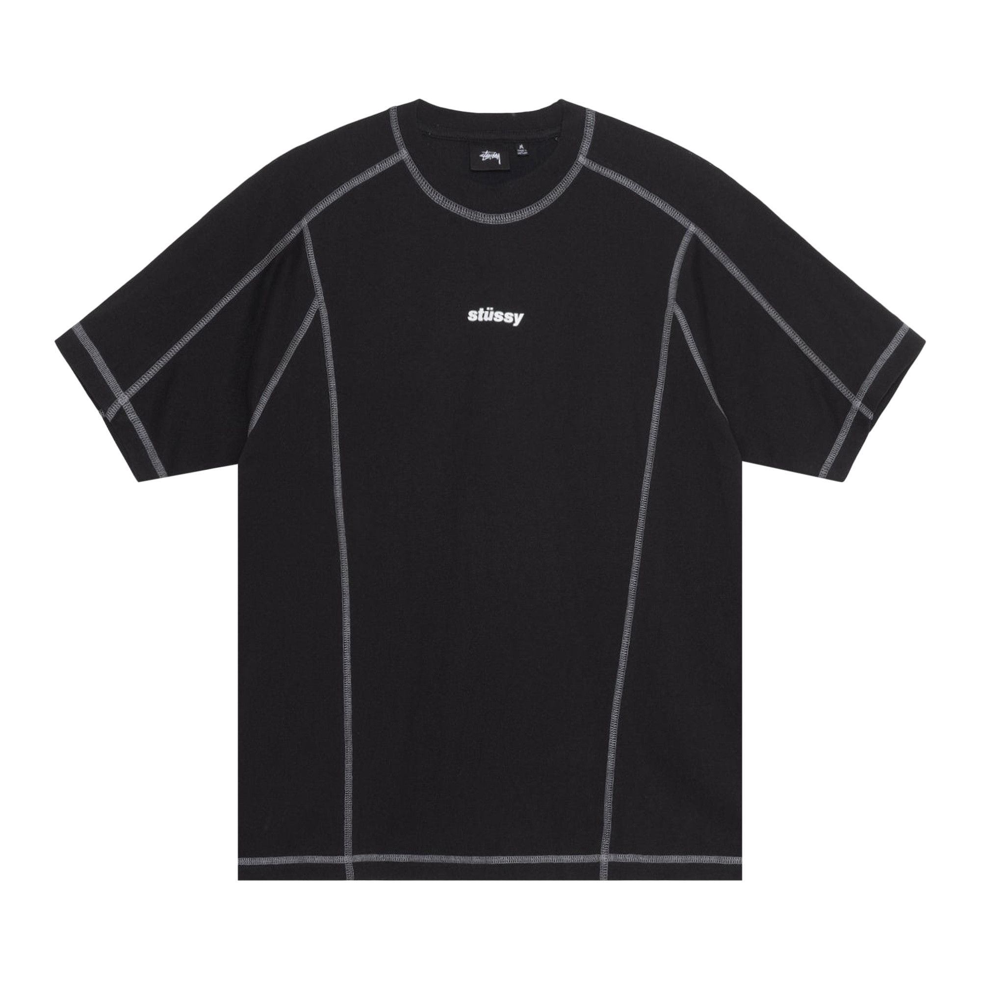 Stussy Wave Short-Sleeve Crew 'Black' - 1