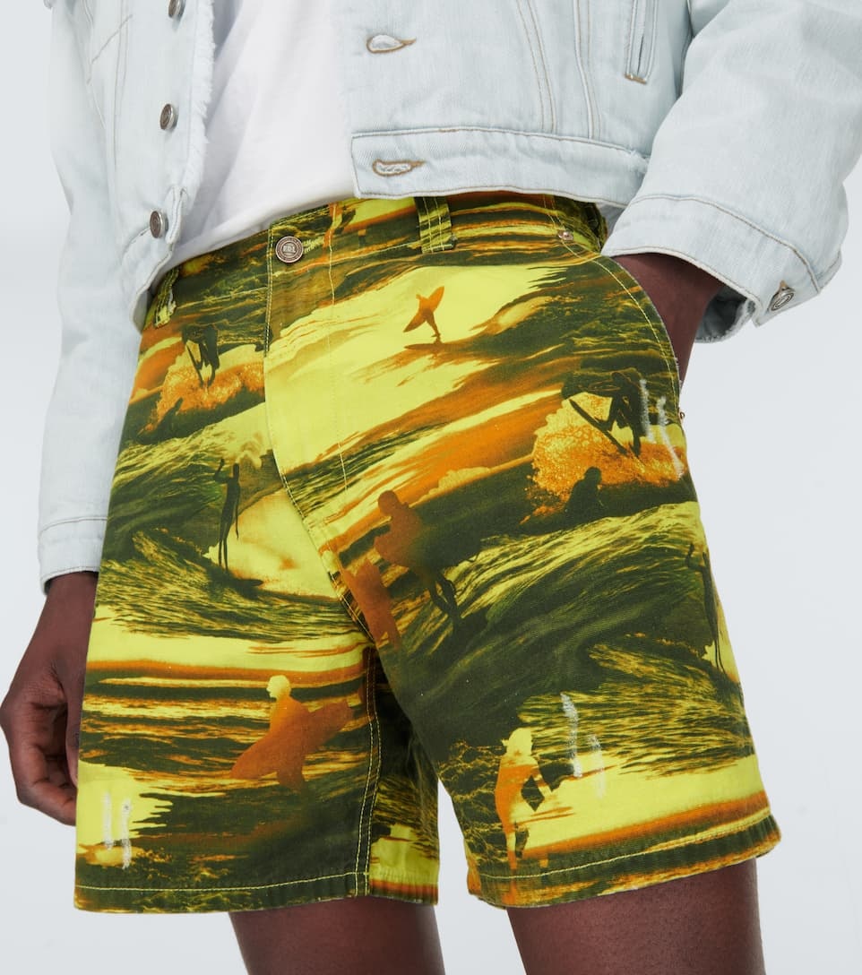 Printed cotton shorts - 5