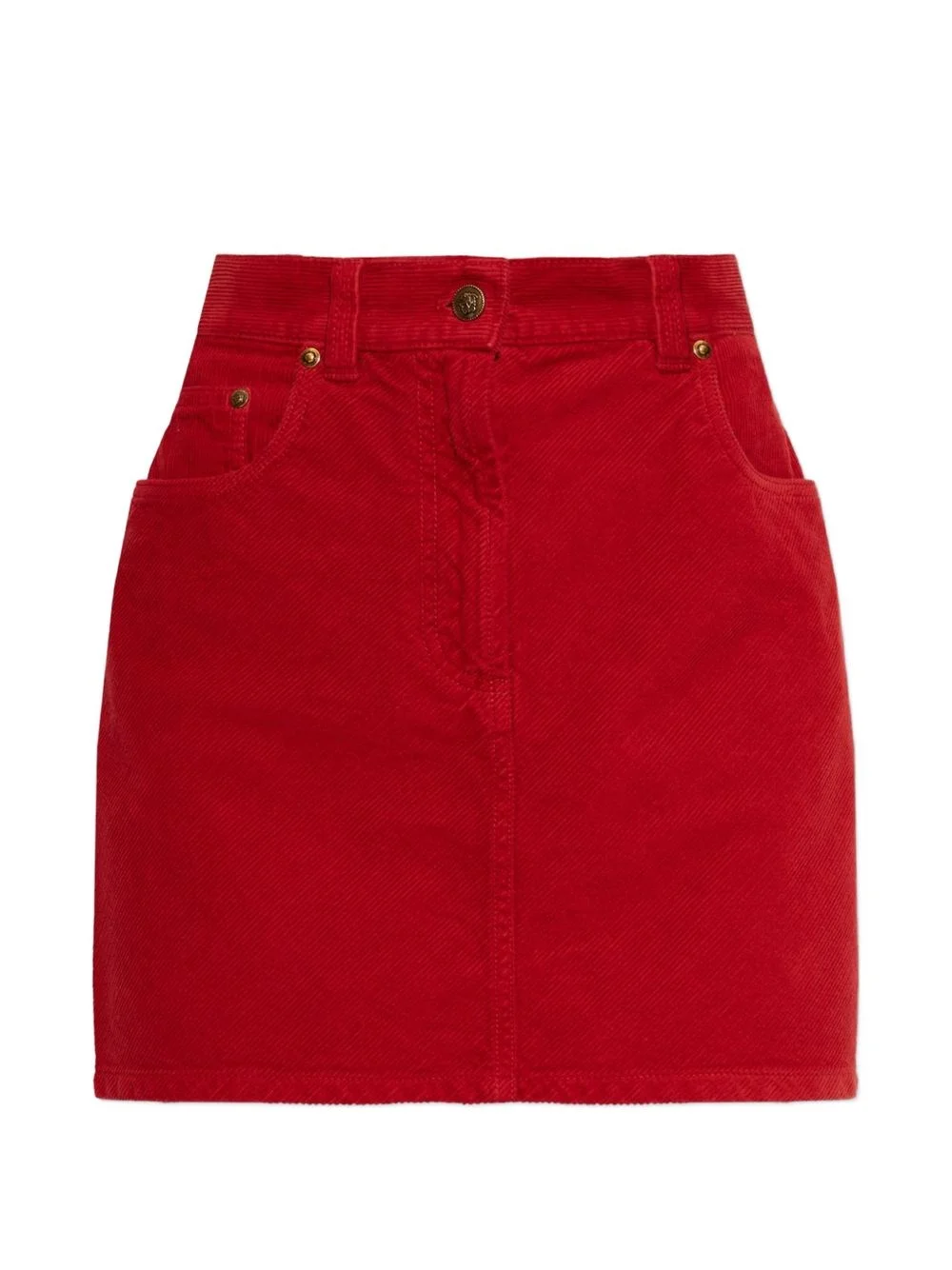 Velvet cotton skirt - 1