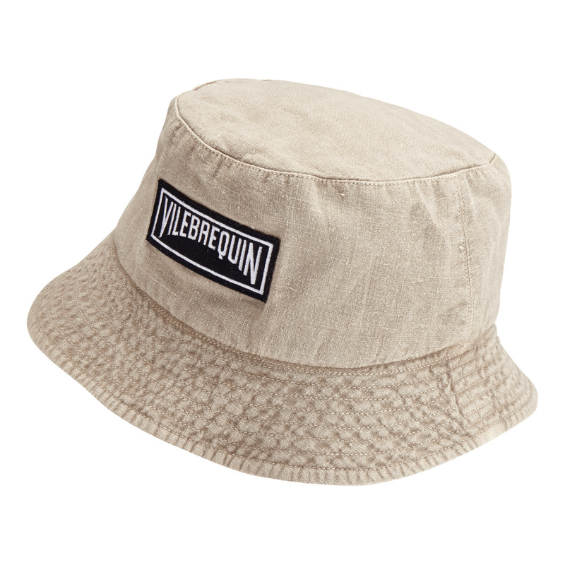 Unisex Linen Bucket Hat Solid 1