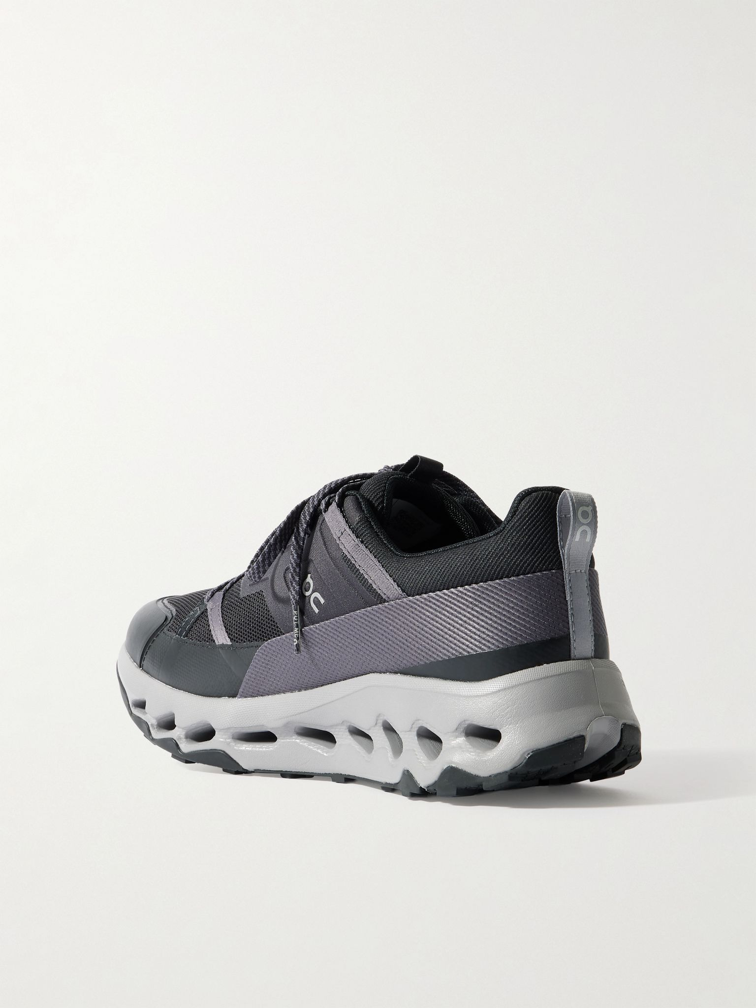 Cloudhorizon Rubber-Trimmed Mesh Running Sneakers Black - 4