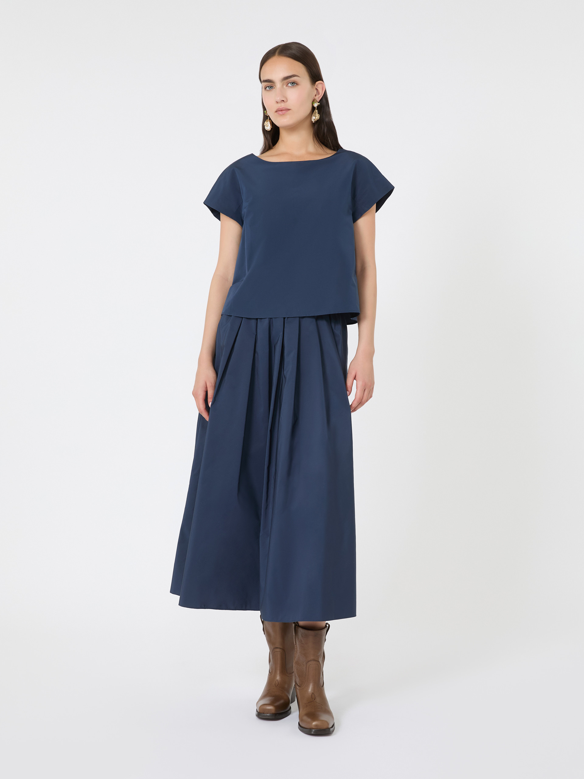 PARANA Taffeta boxy top - 2