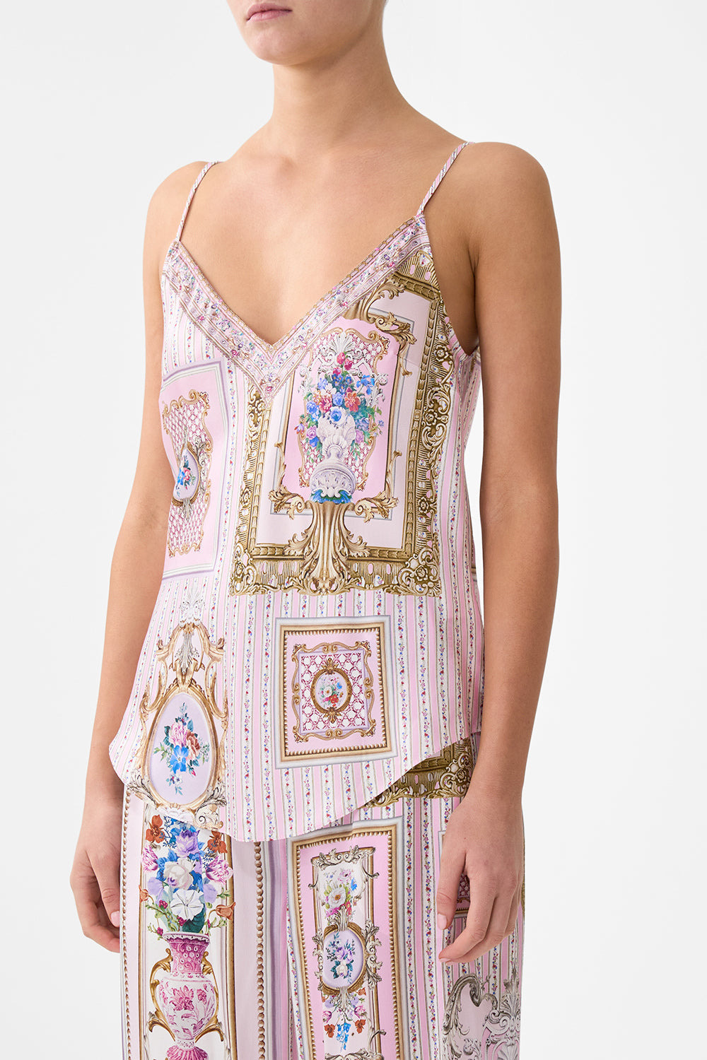 V-NECK BIAS CAMI - 4