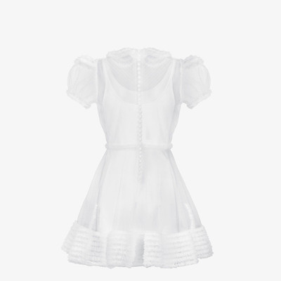 FENDI White tulle dress outlook