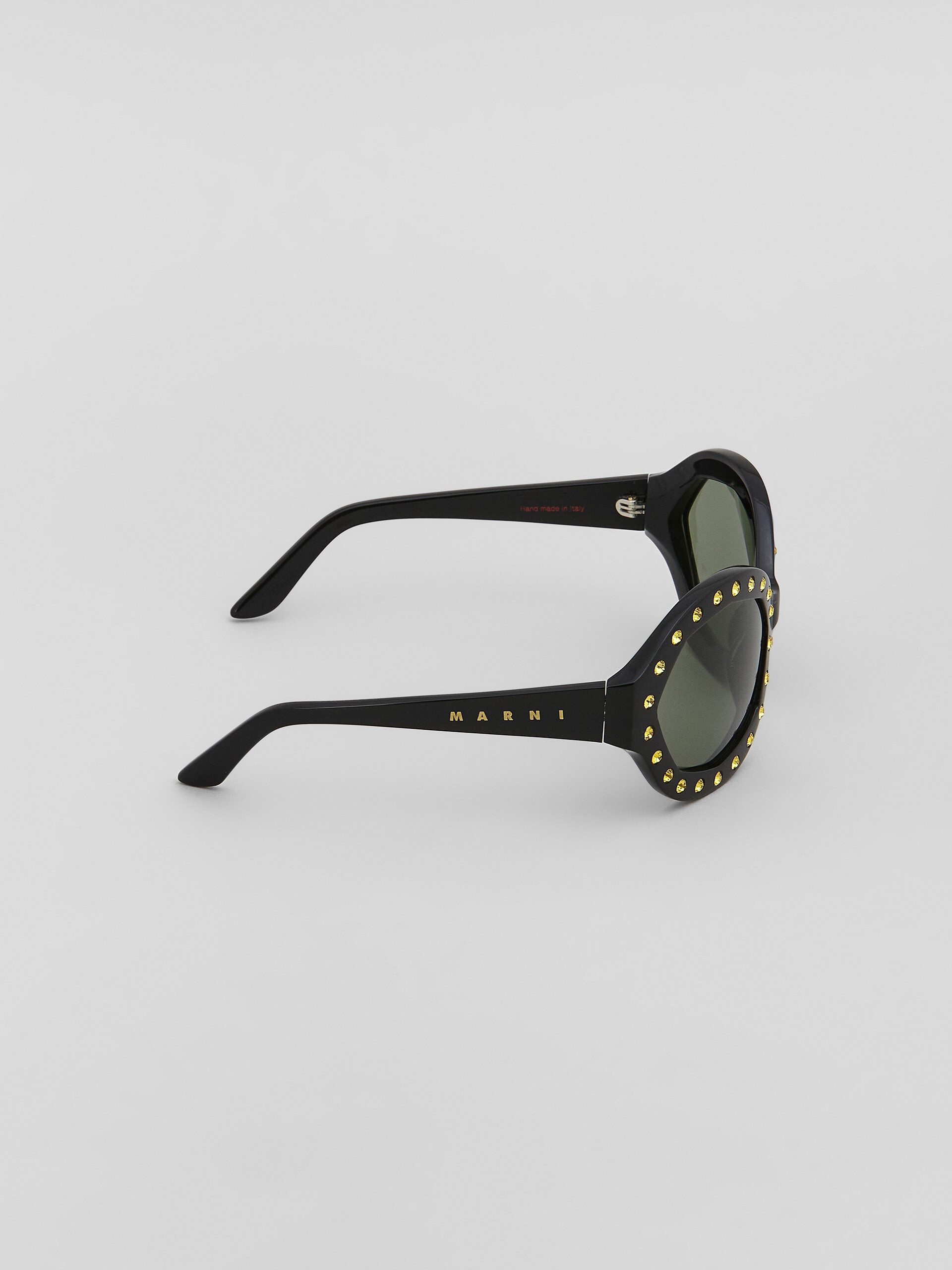 NAICA MINE BLACK ACETATE SUNGLASSES - 4
