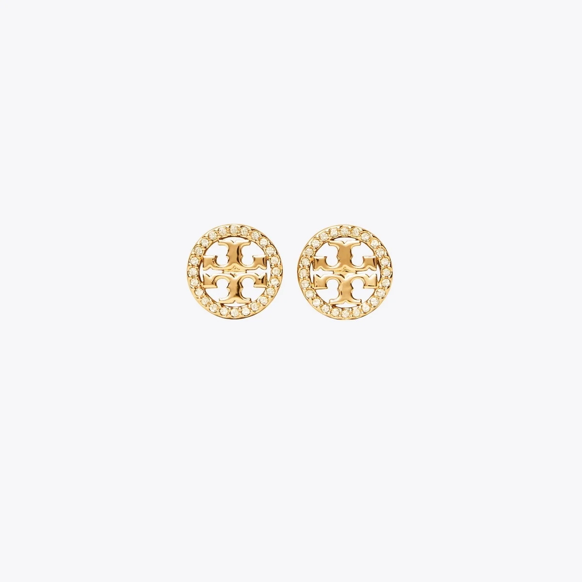 Icon Pavé Stud Earrings - 1