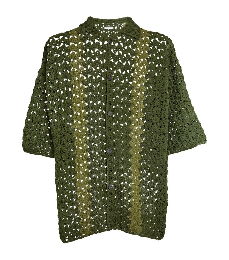 Cotton Crochet Shirt 1