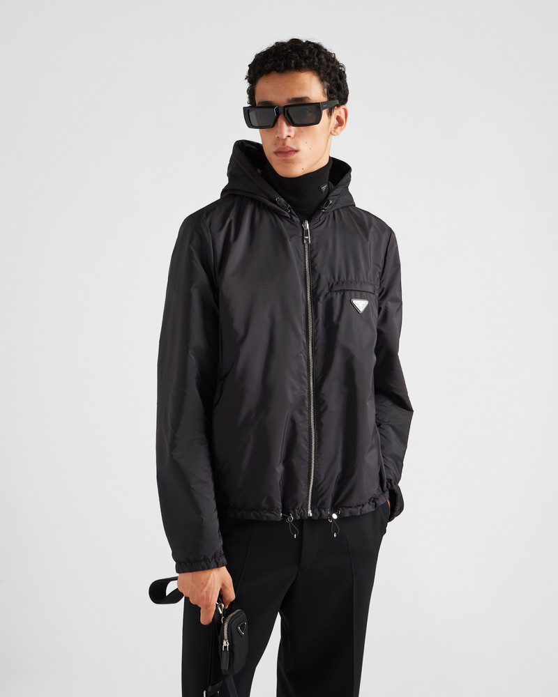 Reversible nappa leather and Re-Nylon jacket 3