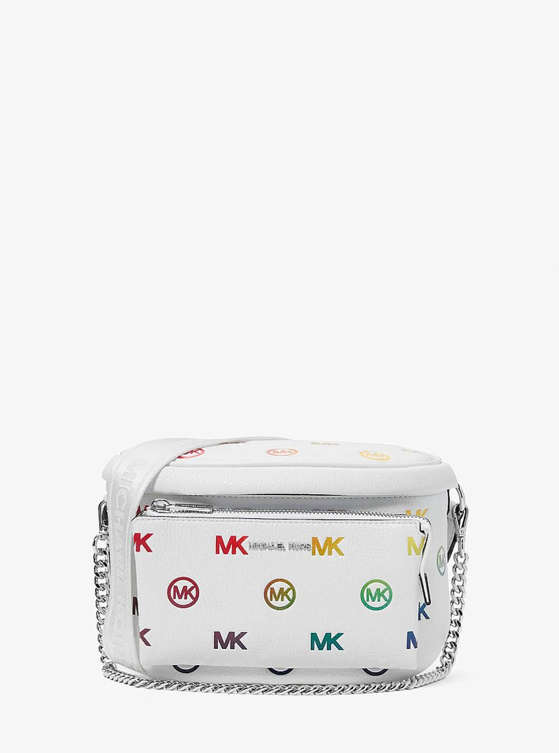 Slater Medium Rainbow Logo Embossed Sling Pack 1