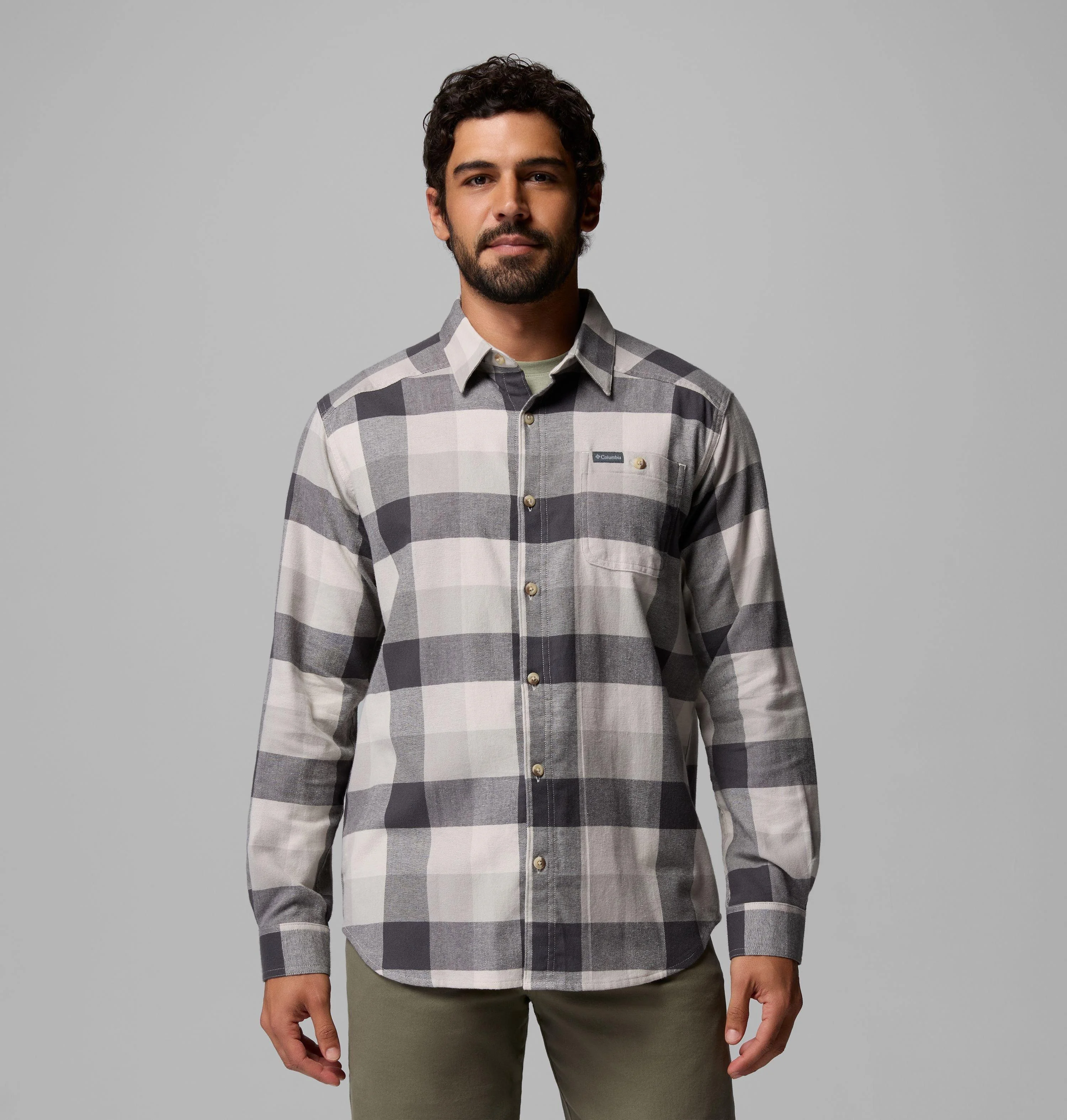 Men's Cornell Woods Flannel Long Sleeve Shirt - 1