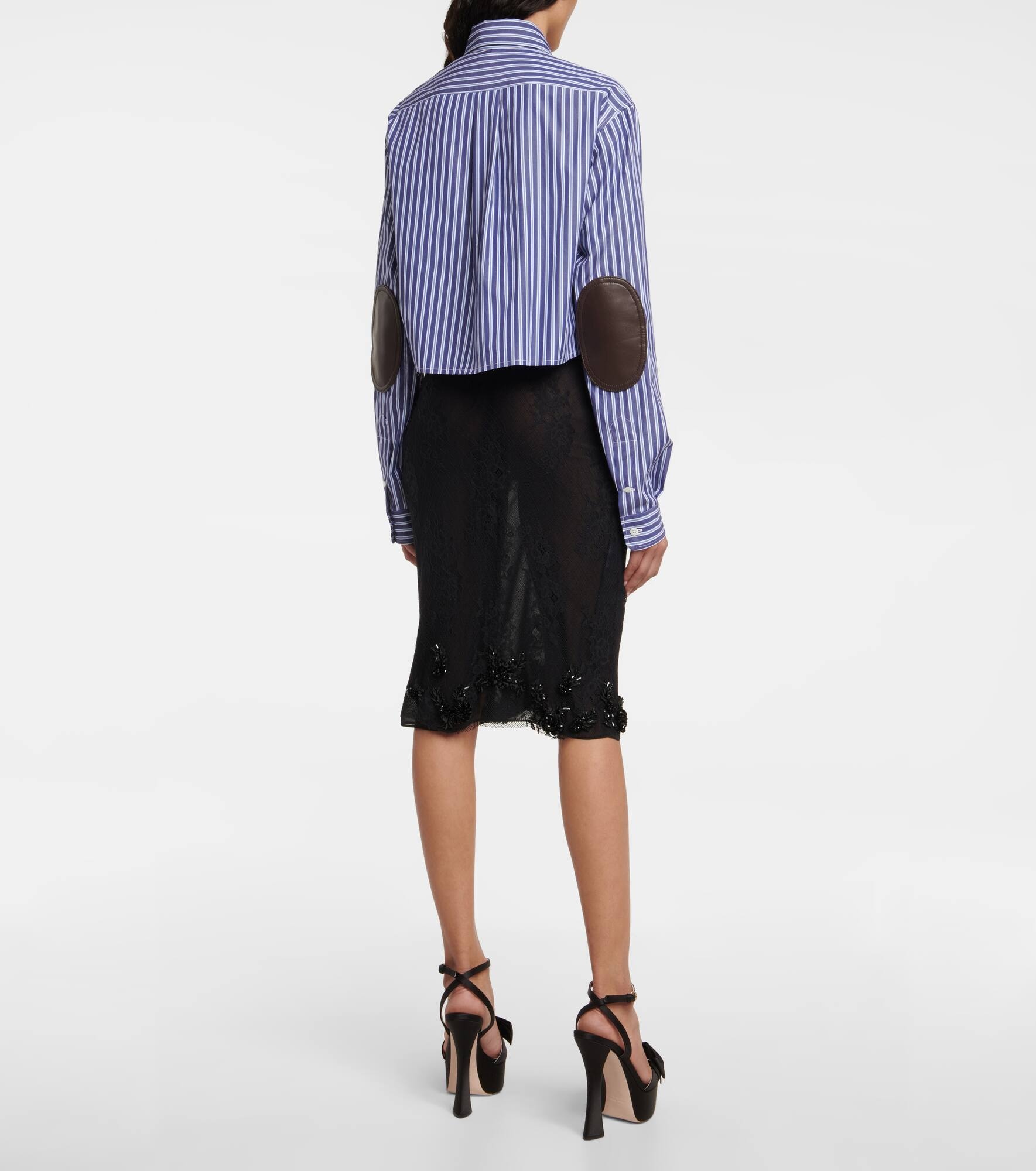 Long-sleeve cropped shirt - 3