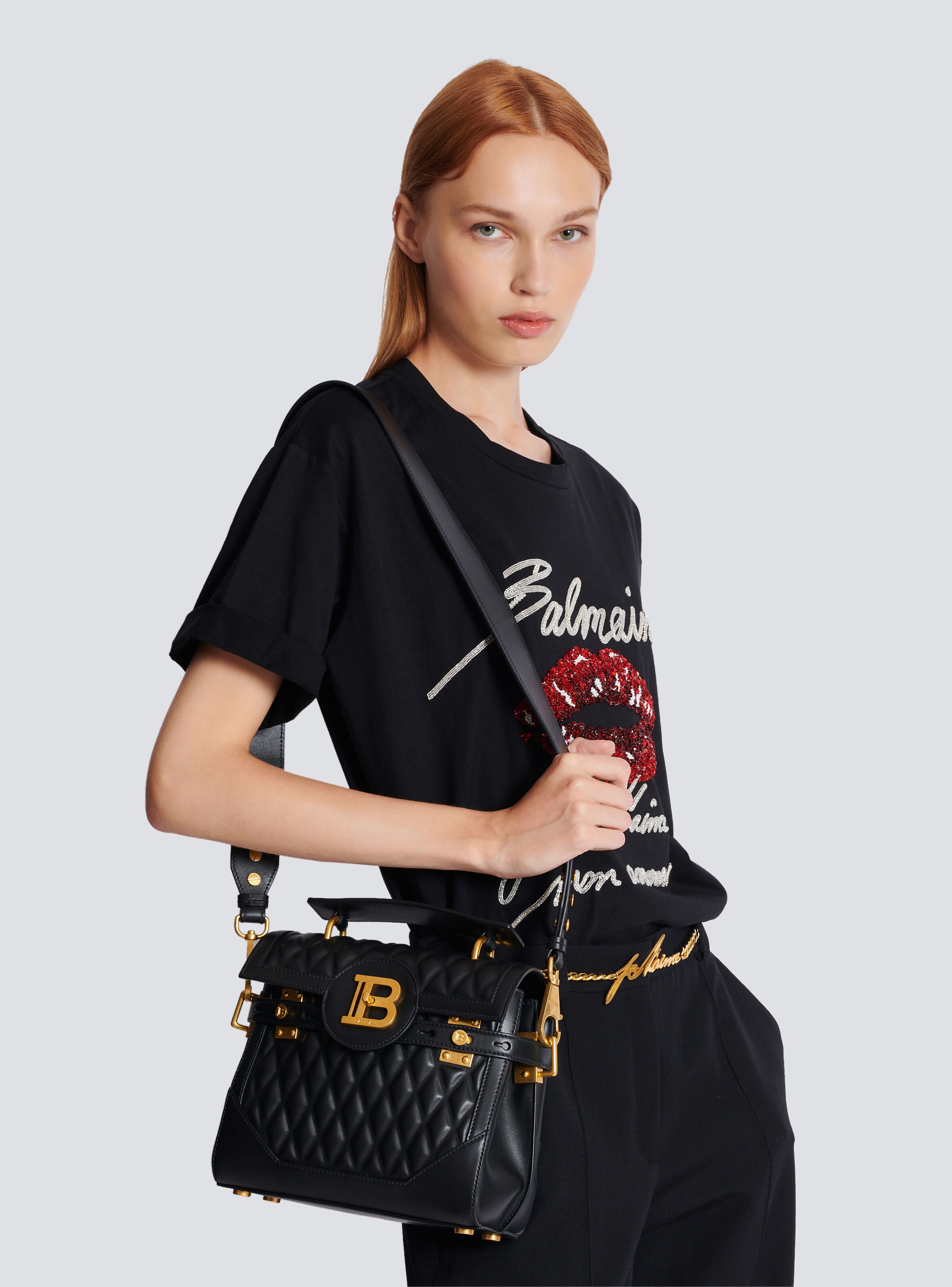 B-Buzz 23 bag in diamond-quilted calfskin - 8