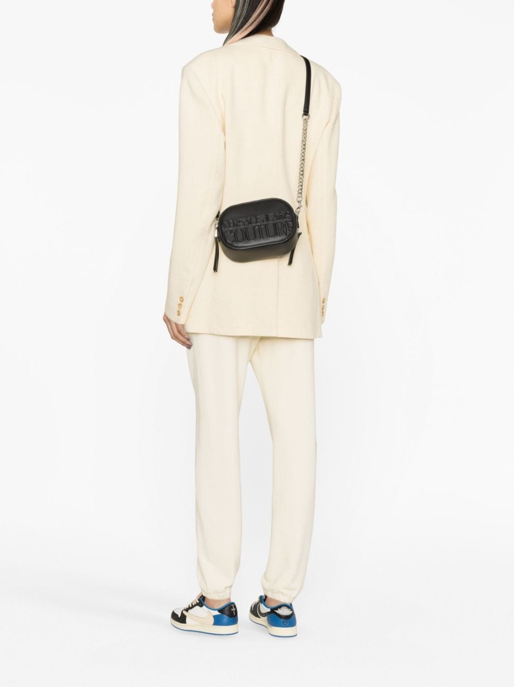 raised-logo crossbody bag - 2
