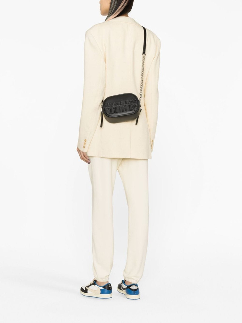 VERSACE JEANS COUTURE raised-logo crossbody bag outlook