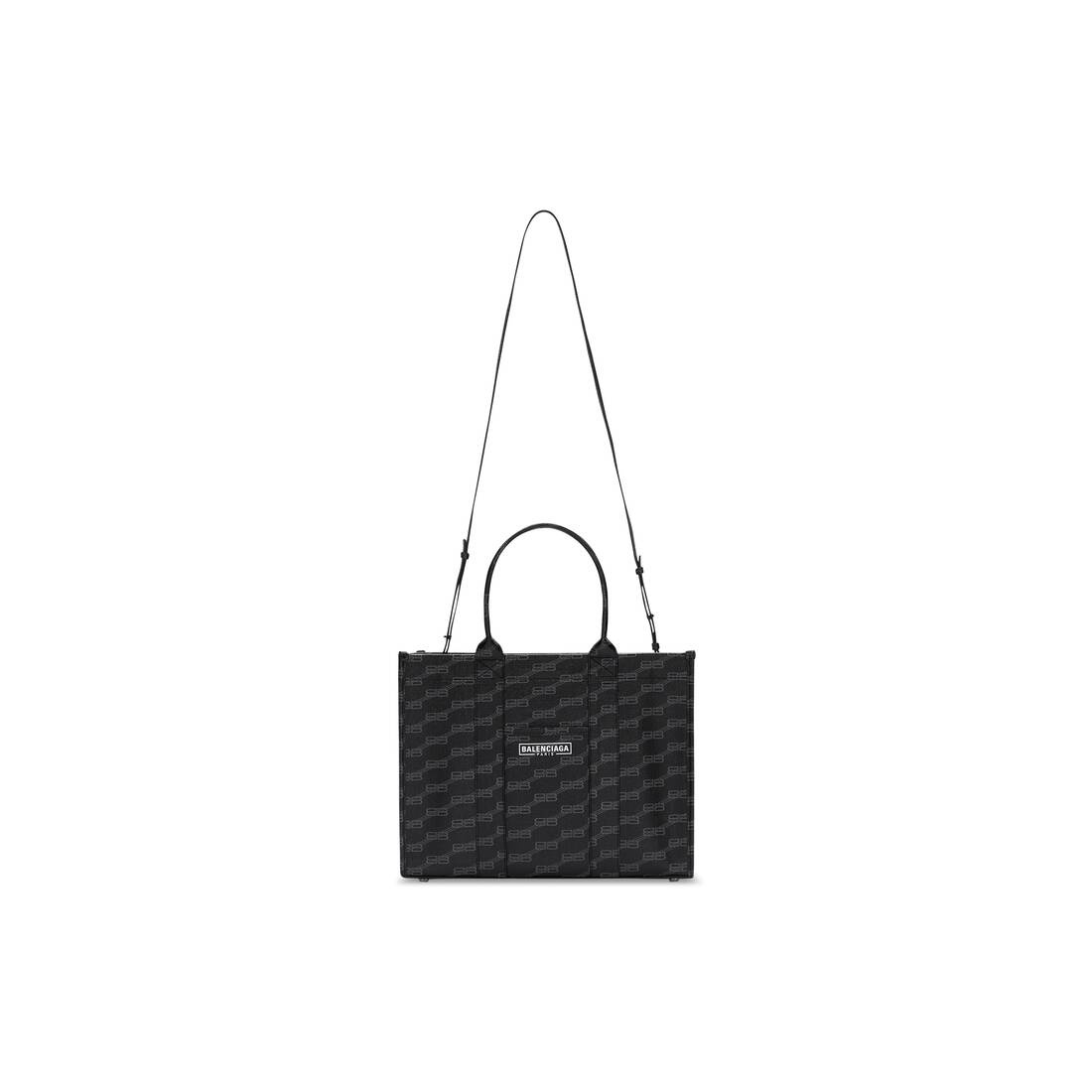 hardware medium tote bag bb monogram coated canvas - 5