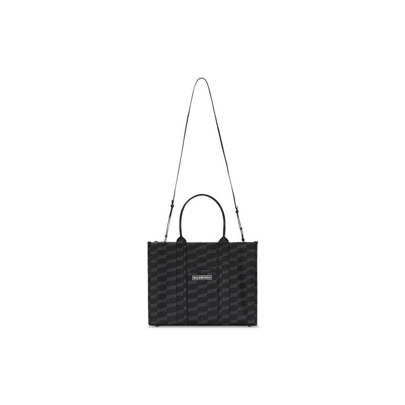 hardware medium tote bag bb monogram coated canvas 5