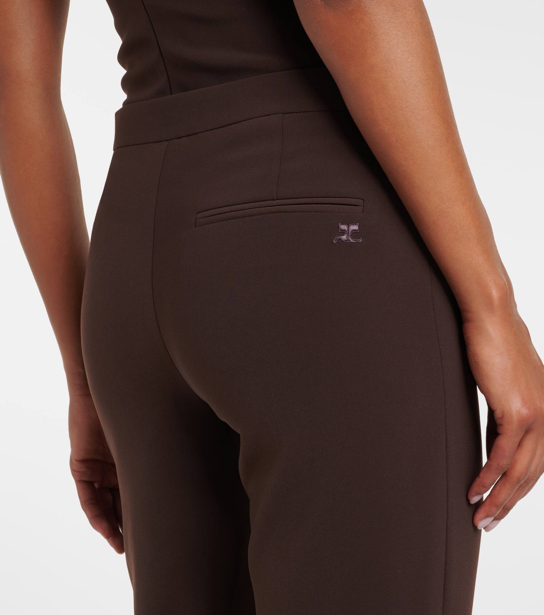 High-rise flared pants - 6