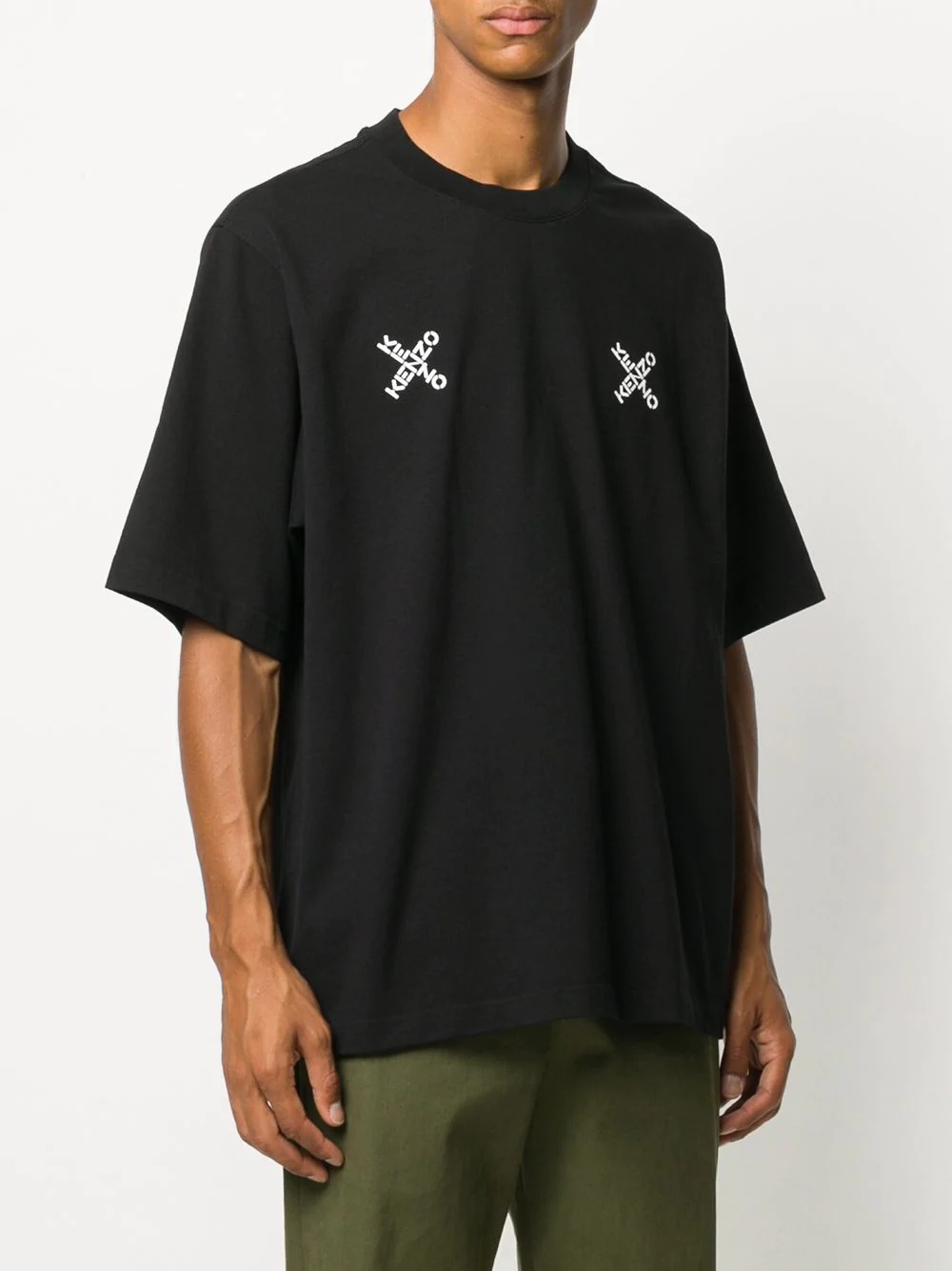 Cross Logo crew-neck T-shirt - 3