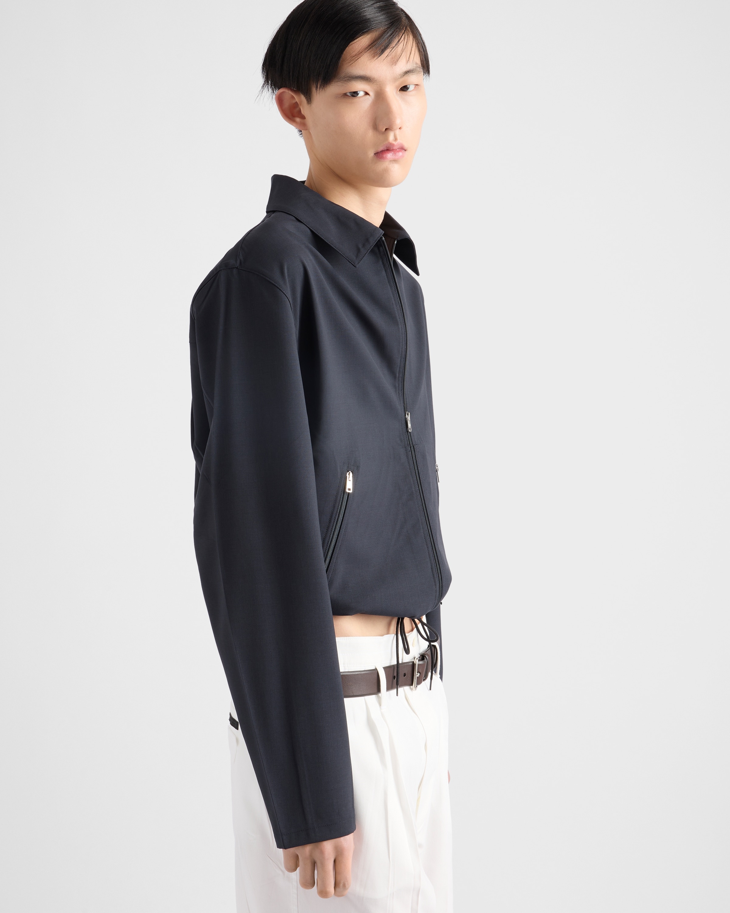 Wool blouson jacket - 4