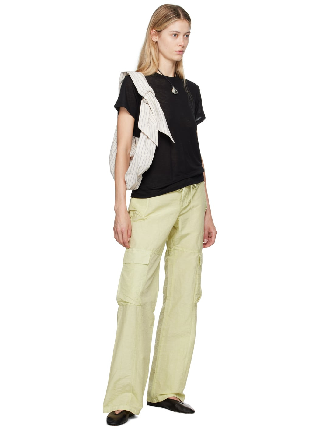 Black Bamboo Lyocell T-Shirt - 4