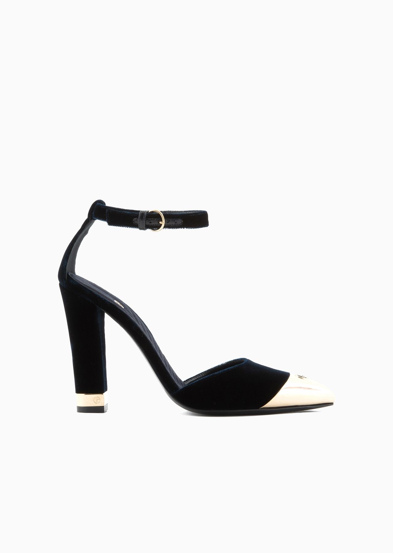 Velvet d’Orsay court shoes - 1