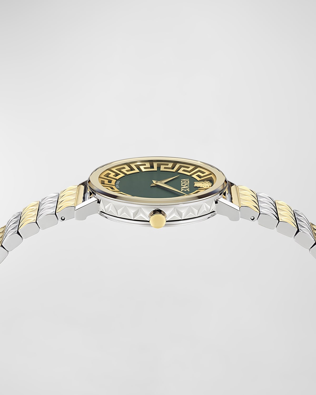 35mm Daedalus Watch with Bracelet Strap, Two Tone/Green - 3