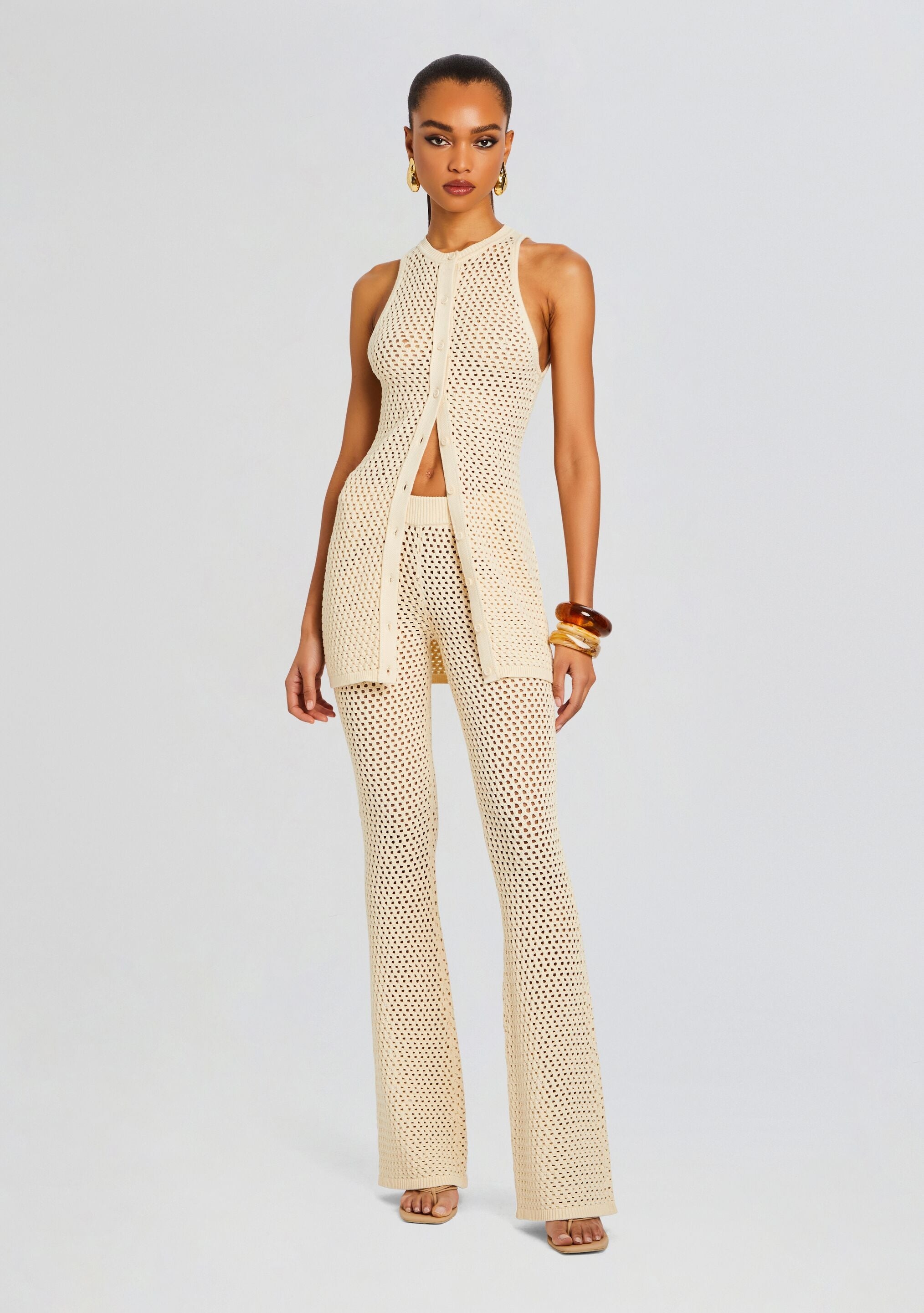 TISH KNIT CROCHET PANT - 2
