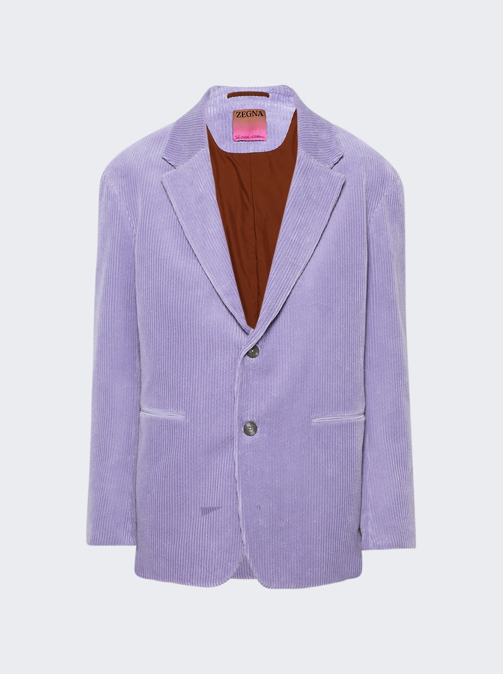 X The Elder Statesman Corduroy Jacket Purple - 1