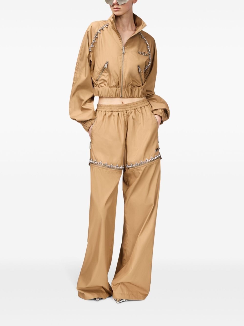 Crystal Slit track pants - 3