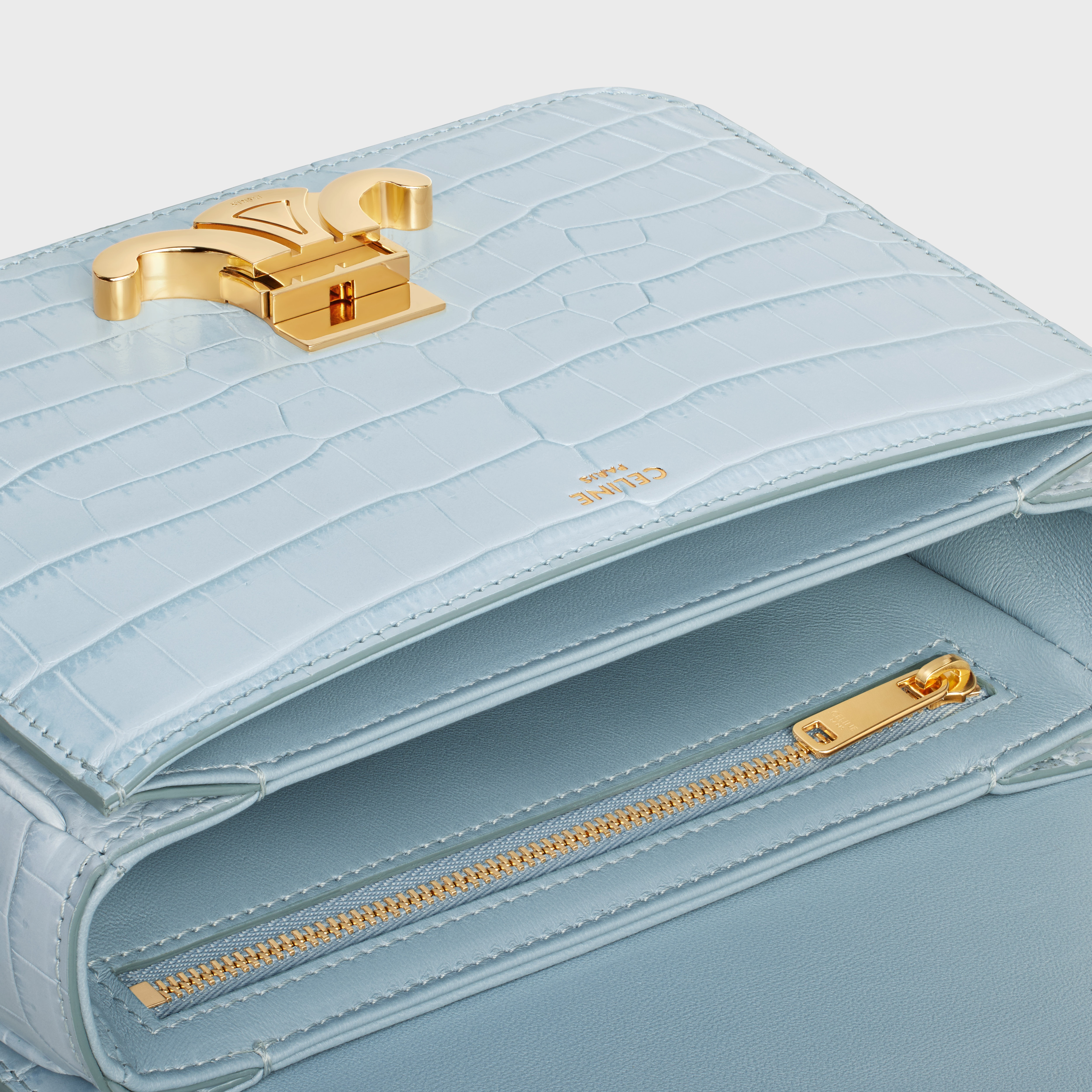 Teen Triomphe Bag in Crocodile - 4