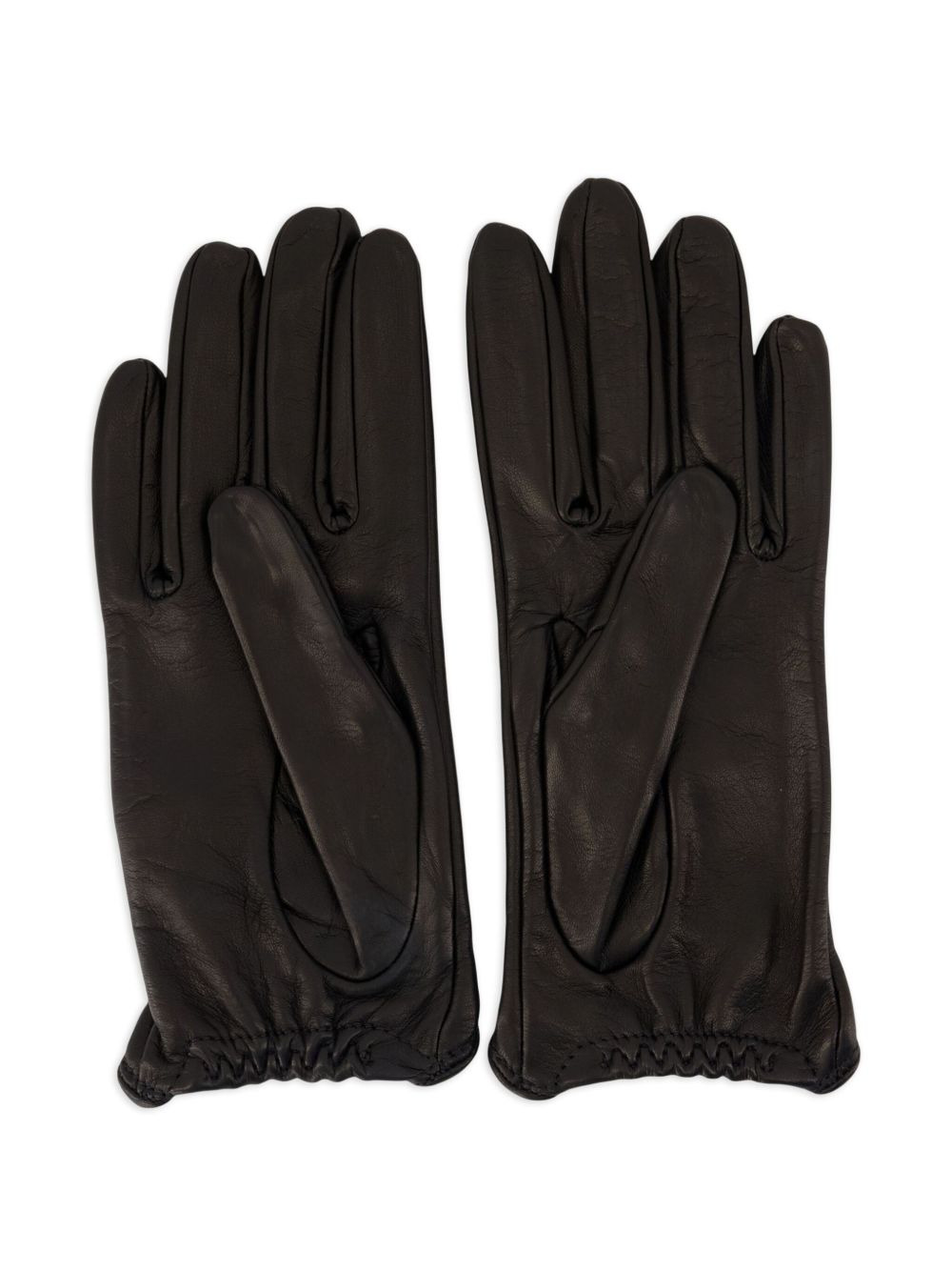 bow-detail leather gloves - 2