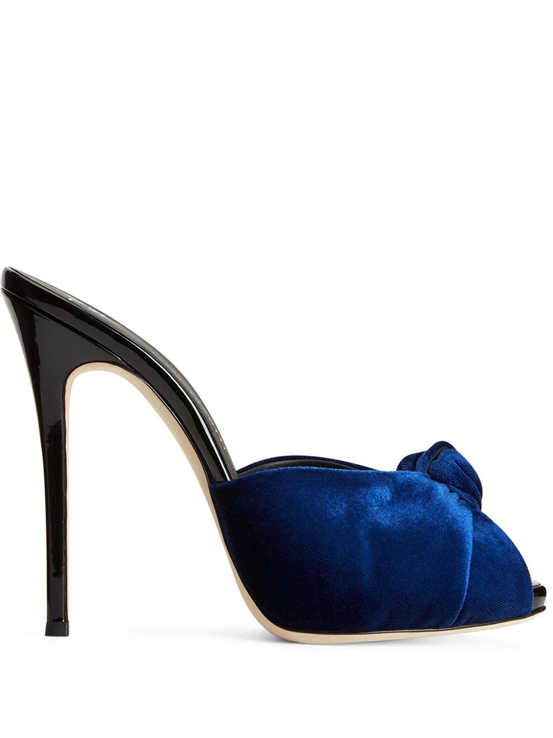 Bridget 120mm knot-detail sandals 1
