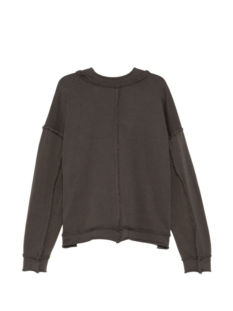 The Viridi-anne raw-cut cardigan outlook