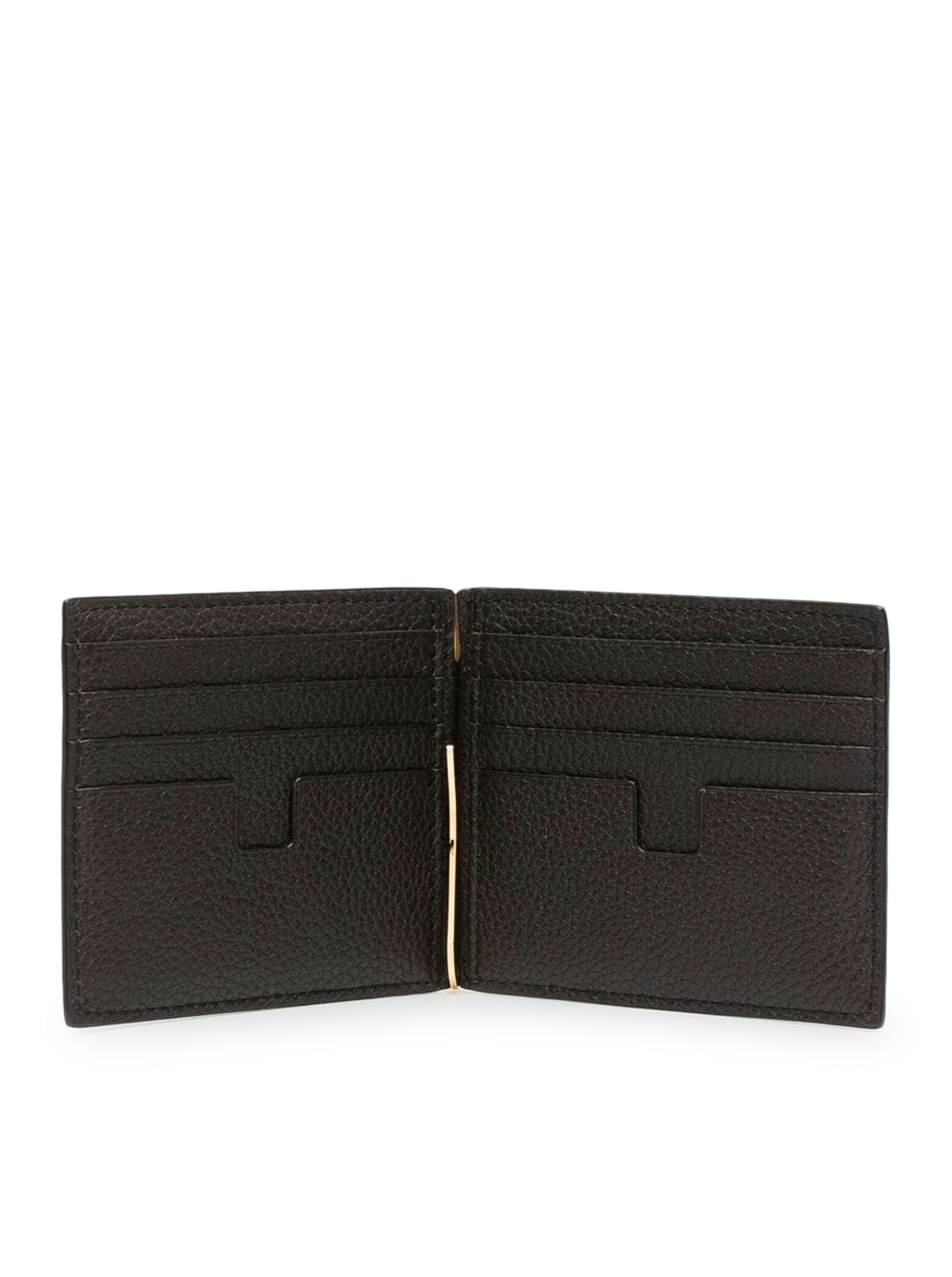 SOFT GRAIN LEATHER MONEY CLIP WALLET - 3