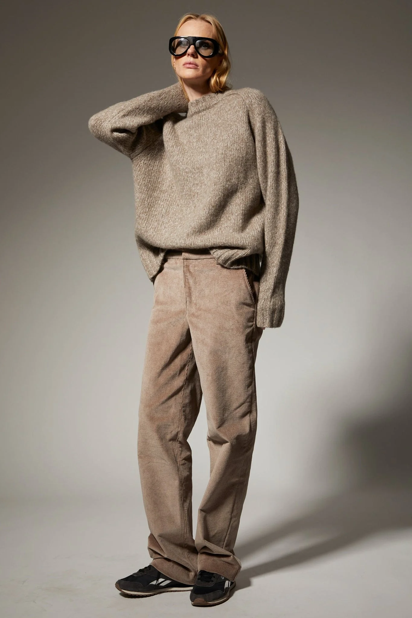 WIDE LEG CORDUROY TROUSERS - 1