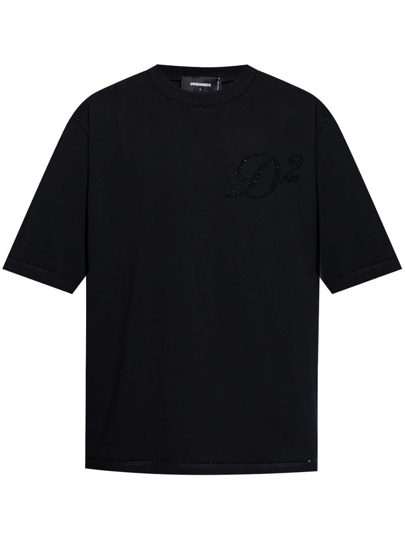 logo-embellished T-shirt 1