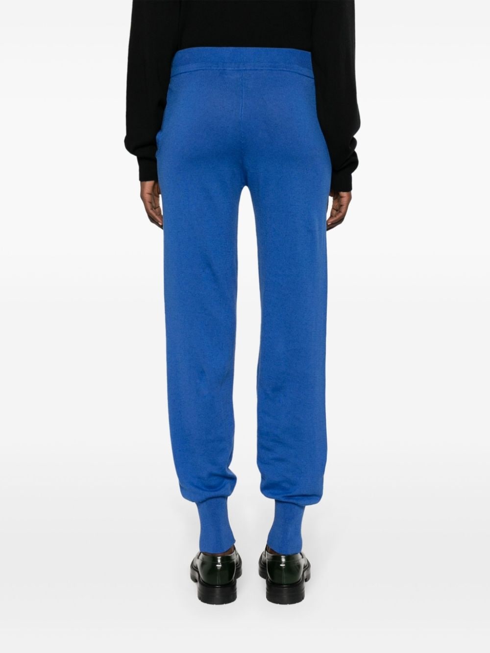 Ocean Orb-embroidered tapered trousers - 4