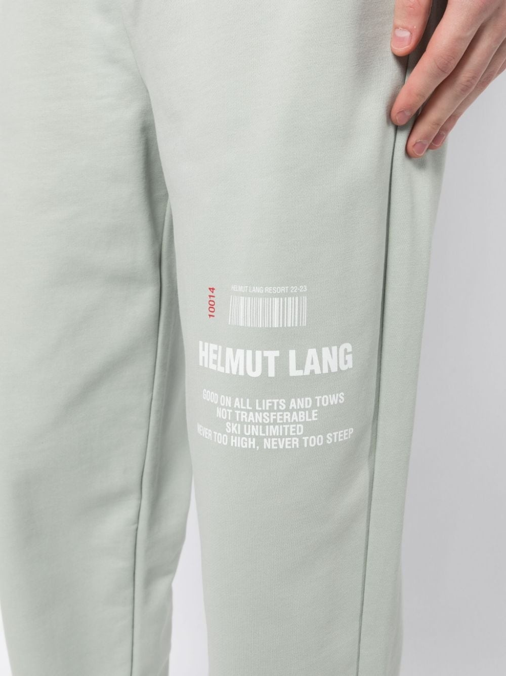 logo-print elasticated-waistband sweatpants - 5