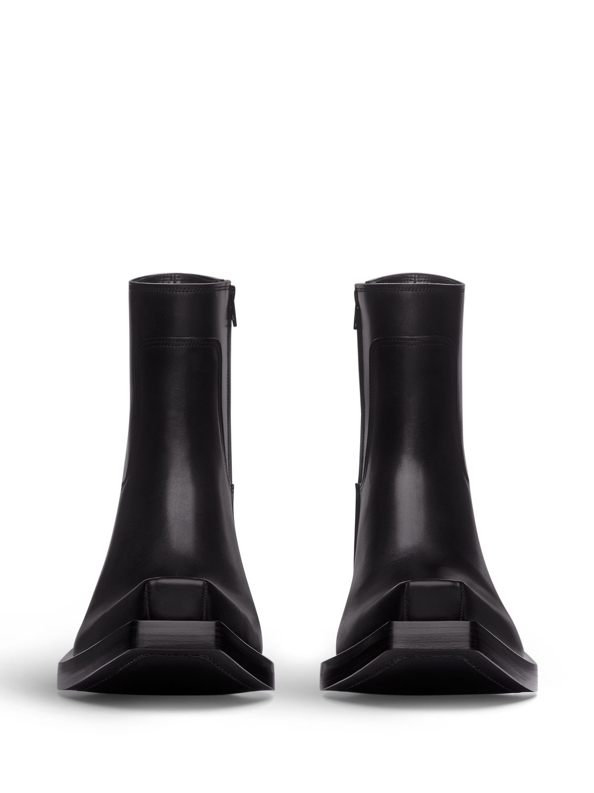 black Santiago leather boots - 3