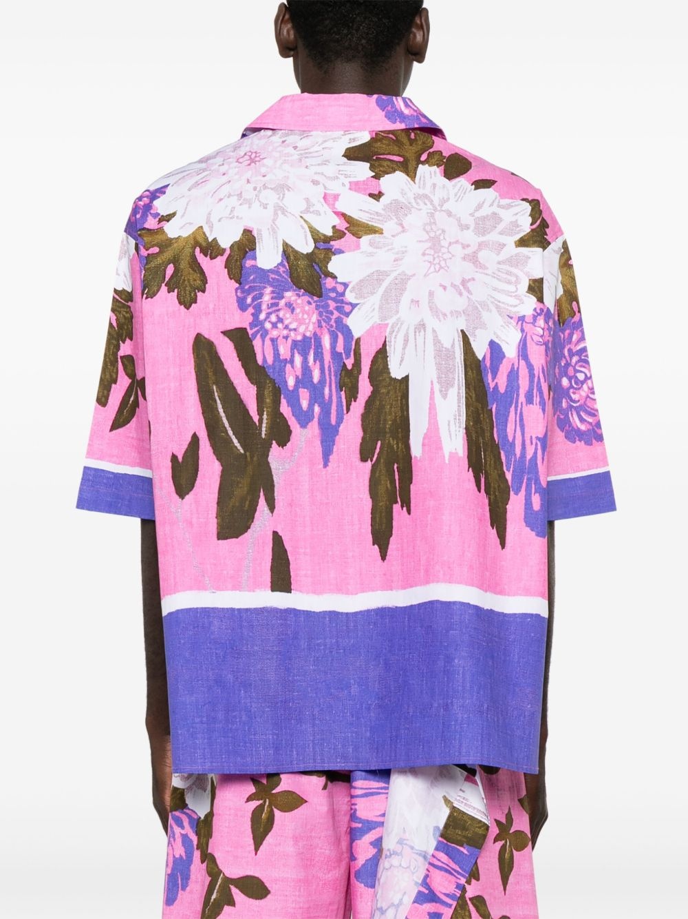 floral-print shirt - 4