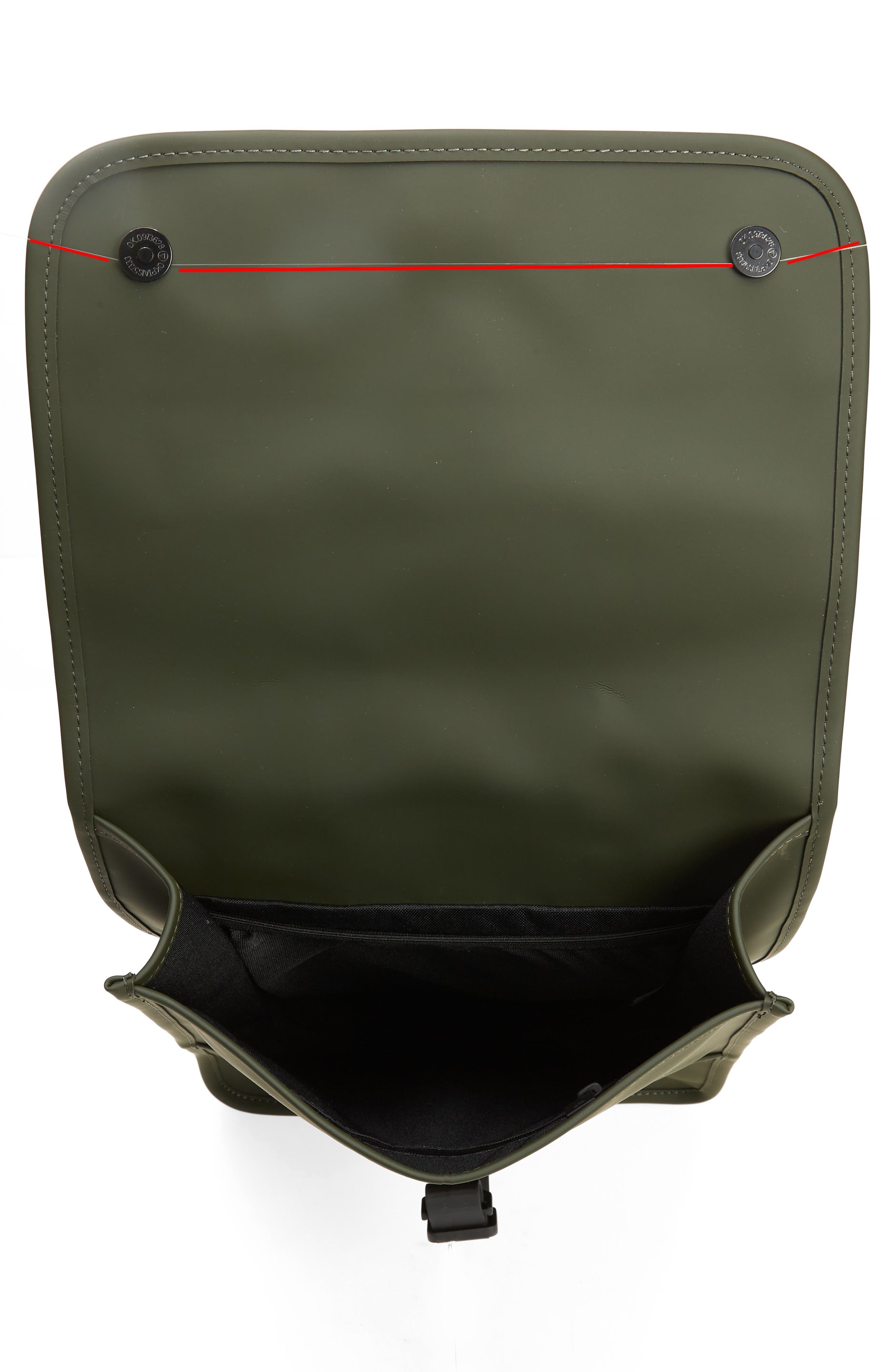 Rains Mini Waterproof Backpack in Green at Nordstrom - 3