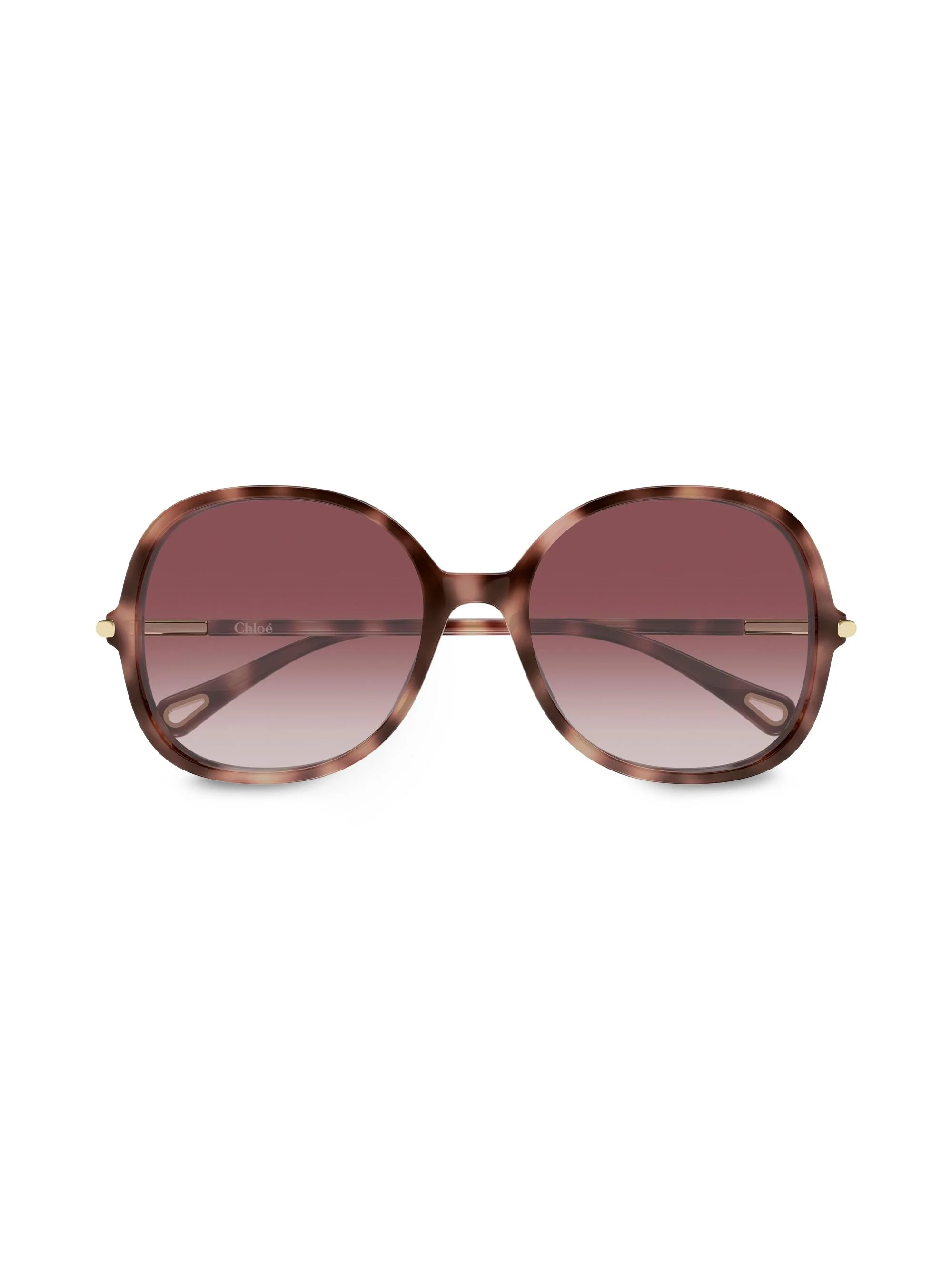 Women's Tubolar 57MM Round Sunglasses - Brown - 1