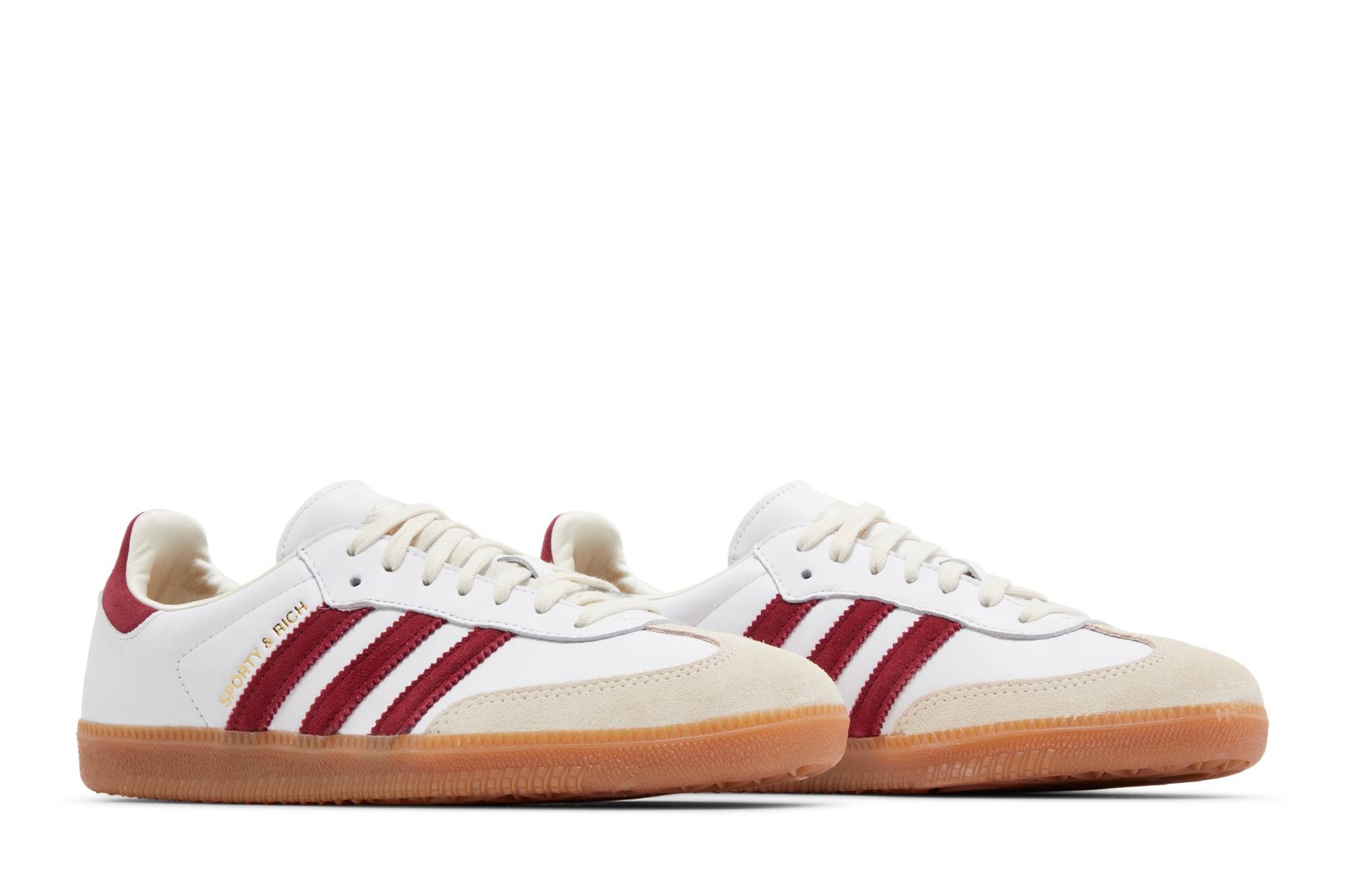 Sporty & Rich x Samba OG 'White Core Burgundy' - 8