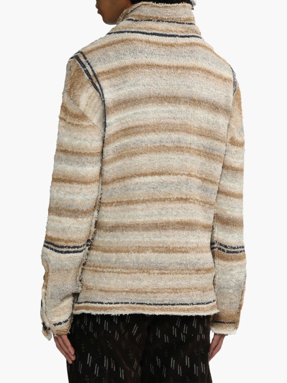 stripe-detailing jumper - 4