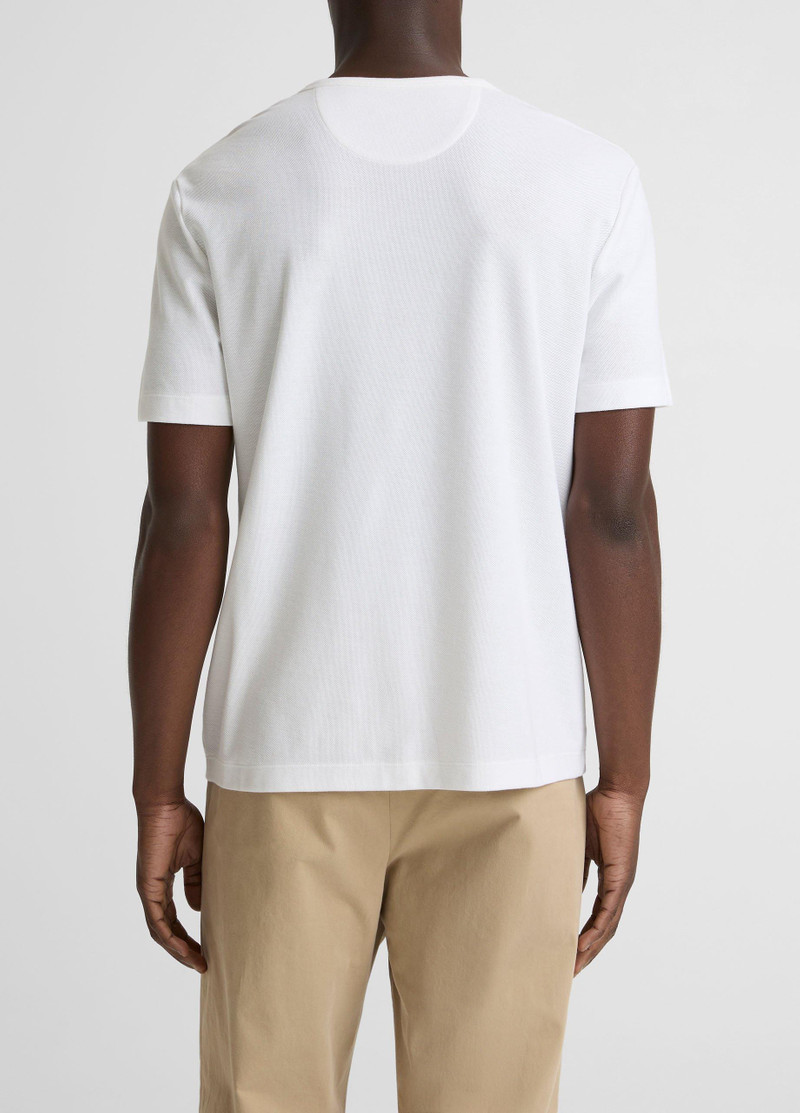 Vince Pima Cotton Piqué Crew Neck T-Shirt outlook